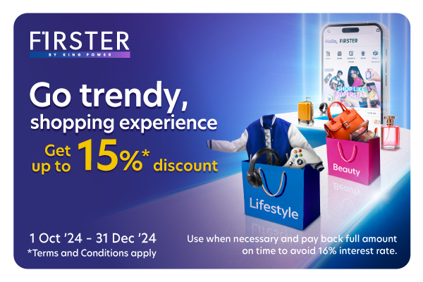 Get up to 15% discount when purchasing product at FIRSTER Online with UOB Credit Card  or TMRW Credit Card