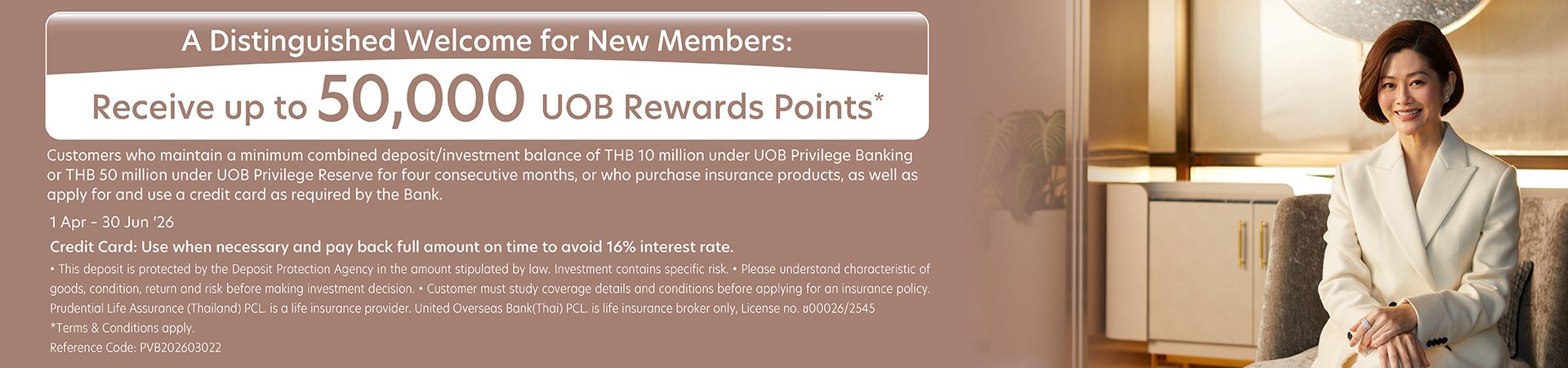 Exclusive for New Sign up Earn Cash Back up to THB 30,000*