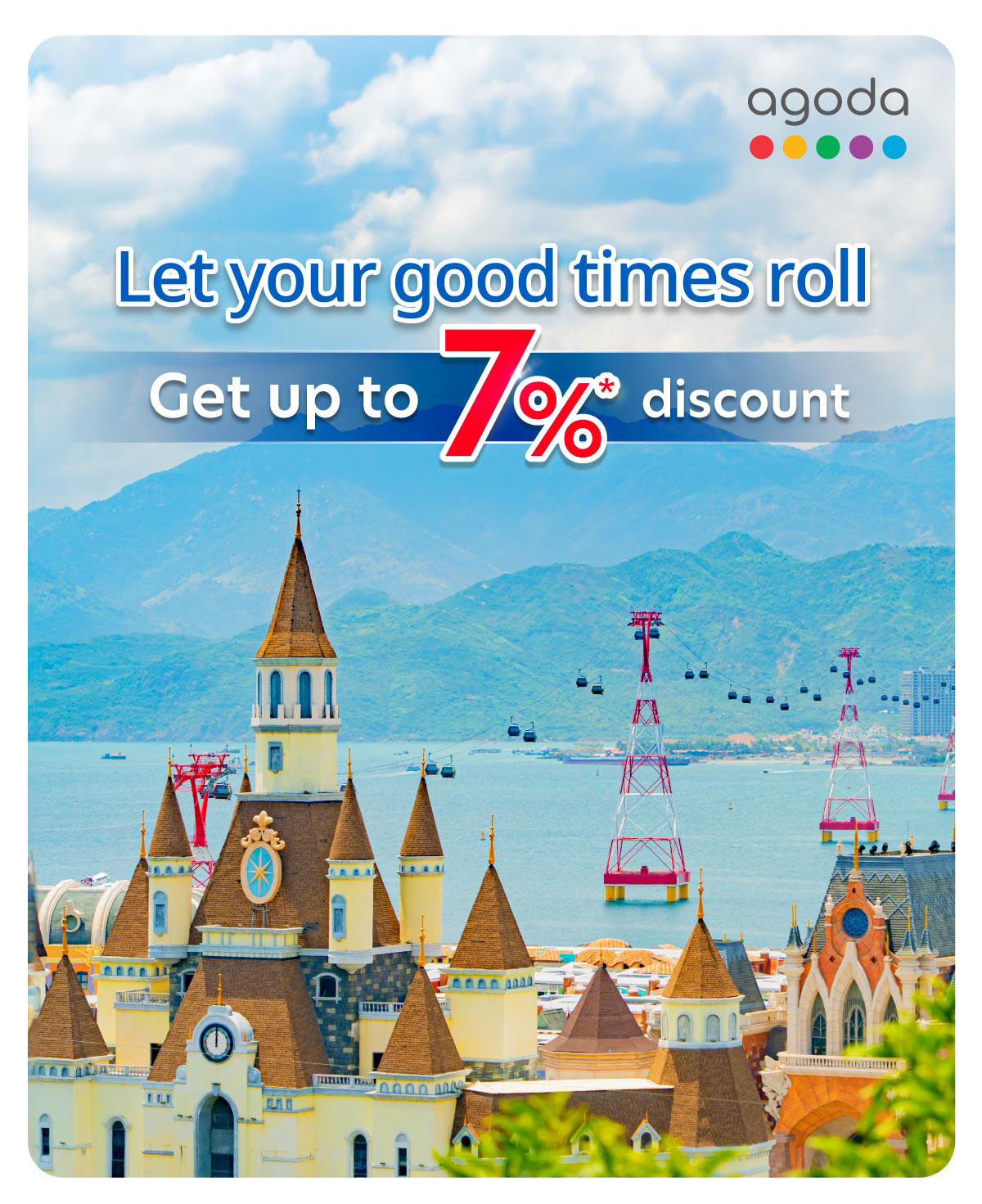 Get up to 7% hotels discount when booking via Agoda and paying with UOB Credit Card or TMRW Credit Card