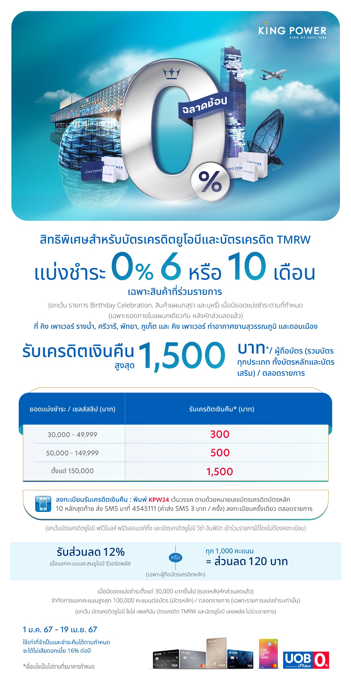 โปรโมทโปรโมชั่นแบ่งชำระ 0%